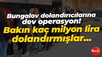 Kocaeli'de 35 milyon TL’lik sahte bungalov operasyonu!
