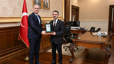 Tapu Kadastro 2. Bölge Müdürü Hasan Uzun’dan Vali İlhami Aktaş'a ziyaret