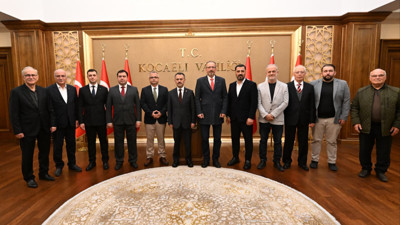 Kocaeli Aydınlar Ocağı’ndan, Vali İlhami Aktaş’a ziyaret