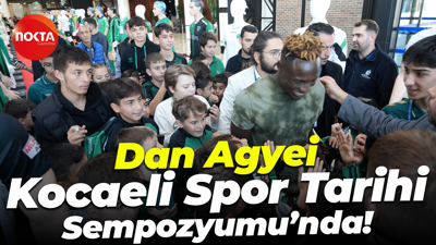 Dan Agyei Kocaeli Spor Tarihi Sempozyumu’nda!