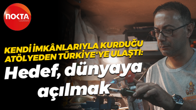 Kocaeli'de kendi imkanlarıyla kurduğu atölyeden Türkiye'ye ulaştı: Hedef, dünyaya açılmak