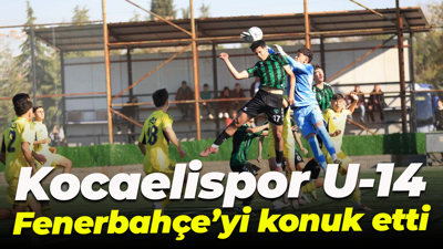 Kocaelispor U-14, Fenerbahçe’yi konuk etti