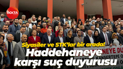 Siyasiler ve STK’lar bir arada! Haddehaneye karşı suç duyurusu