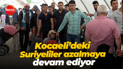 Kocaeli’deki Suriyeliler azalmaya devam ediyor