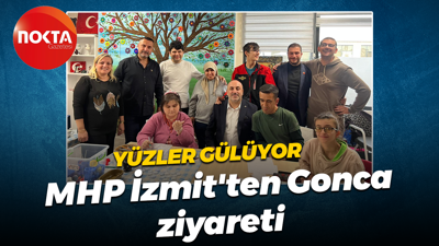 Yüzler gülüyor... MHP İzmit'ten Gonca ziyareti