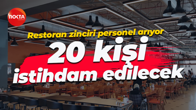 Restoran zinciri personel arıyor... 20 kişi istihdam edilecek