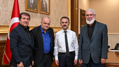 Çayırova Gümüşhane Kelkit Babakonağı Derneği, İlhami Aktaş’ı ziyaret etti