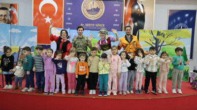 Derince'de anlamlı etkinlik... Çocuklar hem eğlendi hem de öğrendi