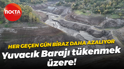 Her geçen gün biraz daha azalıyor... Yuvacık Barajı tükenmek üzere!