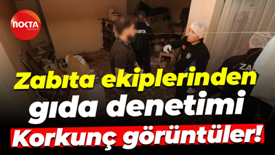 Zabıta ekiplerinden gıda denetimi... Korkunç görüntüler!