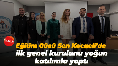 Eğitim Gücü Sen Kocaeli’de ilk genel kurulunu yoğun katılımla yaptı