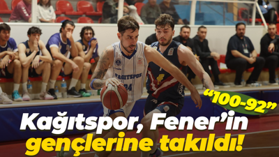 Kağıtspor, Fener’in gençlerine takıldı! “100-92”