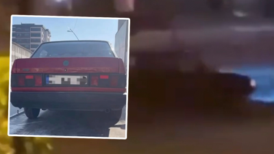 Drift atan ehliyetsiz sürücüye ceza!