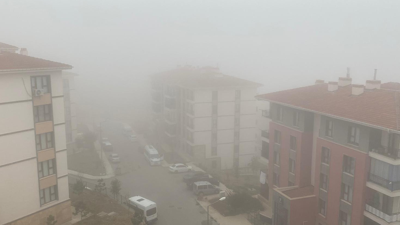 Elazığ sisin esiri oldu