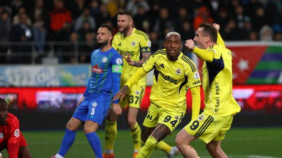Fenerbahçe'den Rize'de unutulmayacak dönüş: 2-5