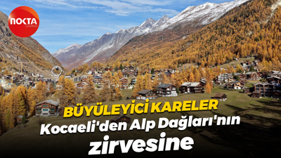 Büyüleyici kareler... Kocaeli'den Alp Dağları'nın zirvesine