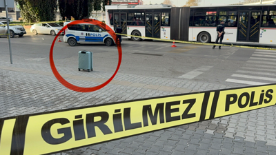 Samsun’da panik anları! Şüpheli valiz korku saçtı