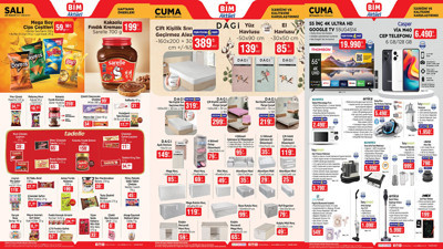 BİM Aktüel Ürünler 25-28 Kasım 2025 Kataloğu Bebek Bezi, Termal Tayt, Halı Yıkama Makinesi Var