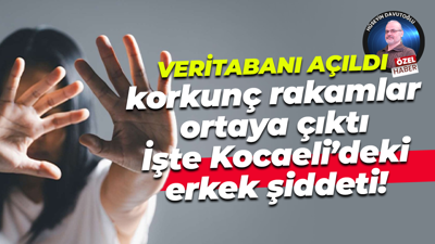 Veritabanı açıldı, korkunç rakamlar ortaya çıktı; İşte Kocaeli’deki erkek şiddeti!