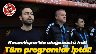 Kocaelispor’da olağanüstü hal! Tüm programlar iptal!