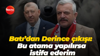 Tuncay Batı’dan Derince çıkışı: “Bu atama yapılırsa istifa ederim”