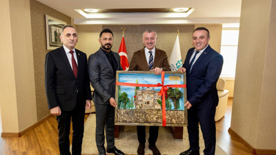 Emrullah Aydın'dan Tahir Büyükakın'a ziyaret