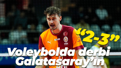 Voleybolda derbi Galatasaray’ın “2-3”