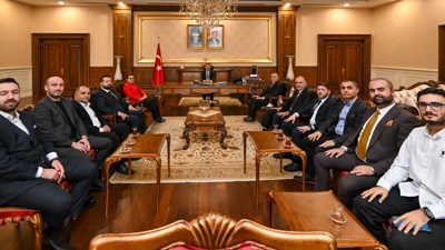 Asrın İş İnsanları Derneği'nden İlhami Aktaş’a ziyaret