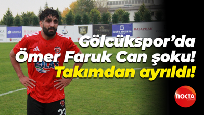 Gölcükspor’da Ömer Faruk Can şoku! Takımdan ayrıldı!
