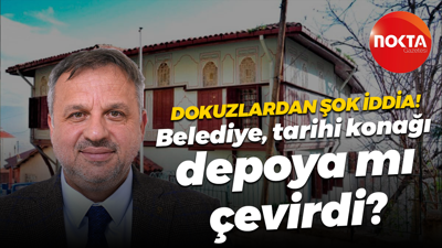 AK Parti ilçe başkanından şok iddia; Belediye tarihi konağı depoya mı çevirdi?