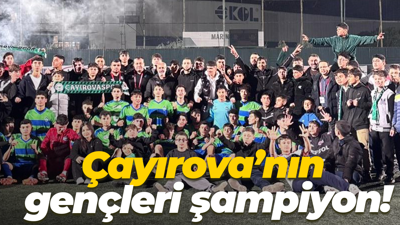 Çayırova’nın gençleri şampiyon!