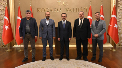 Eğitim-Bir-Sen Çanakkale 1 No’lu Şube Başkanı Resul Can, Vali Aktaş’ı ziyaret etti