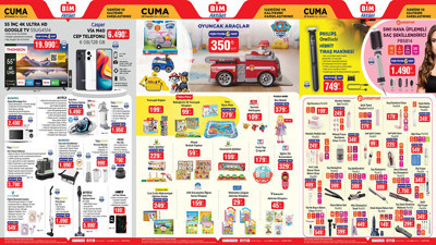 28 Kasım 2025 Cuma BİM Aktüel Ürünler Kataloğu Hibrit Traş Makinesi, Halı Yıkama Makinesi Geldi