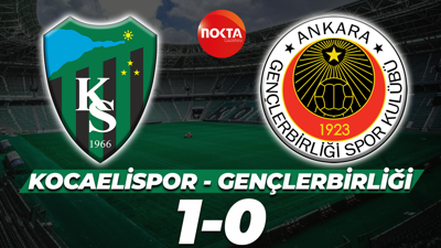 KOCAELİSPOR - GENÇLERBİRLİĞİ: 1-0 (MAÇ SONUCU)