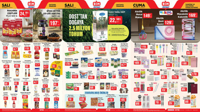 BİM 2-5 ARALIK 2025 AKTÜEL ÜRÜNLER Ayakkabılık, Güzellik Masası, Balkabağı Ürünleri Geliyor