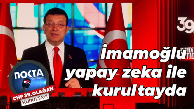 İmamoğlu yapay zeka ile kurultayda