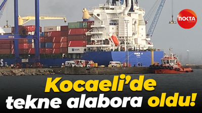 Kocaeli'de tekne alabora oldu: 1 kişi kayıp, arama çalışmaları başlatıldı!