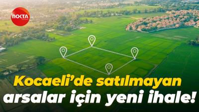 Kocaeli’de satılmayan arsalar için yeni ihale!