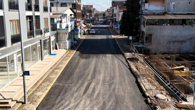 Kartepe'de üstyapı çalışmaları devam ediyor