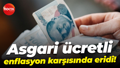 Asgari ücretli enflasyon karşısında eridi!