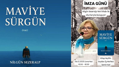 Nilgün Sezeralp yeni kitabını imzalayacak