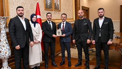 Battal Gazi Moğultay ve yönetimi İlhami aktaş'ı ziyaret etti