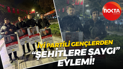 İYİ Partili gençlerden “Şehitlere Saygı” eylemi!