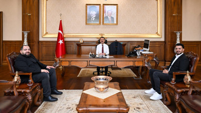 Dr. Razi Safarov, İlhami Aktaş'ı ziyaret etti