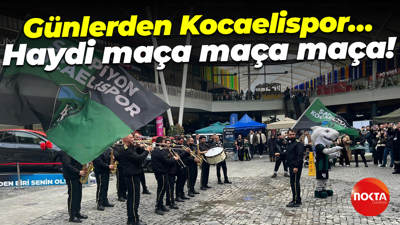Günlerden Kocaelispor… Haydi maça maça maça!