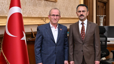 Fatih Bat, İlhami Aktaş’ı ziyaret etti