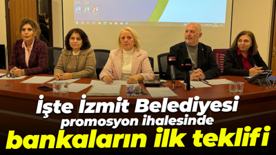 İşte İzmit Belediyesi promosyon ihalesinde bankaların ilk teklifi