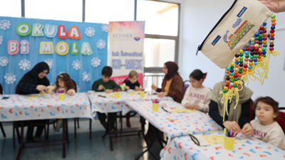 Minik KO-MEK’liler “Okula Bi’ Mola”da buluştu