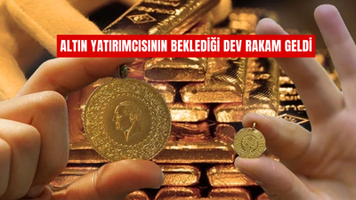 Altın yatırımcısının beklediği dev rakam geldi