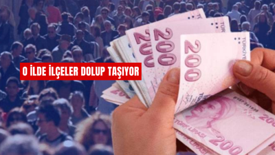 O ilde ilçeler dolup taşıyor